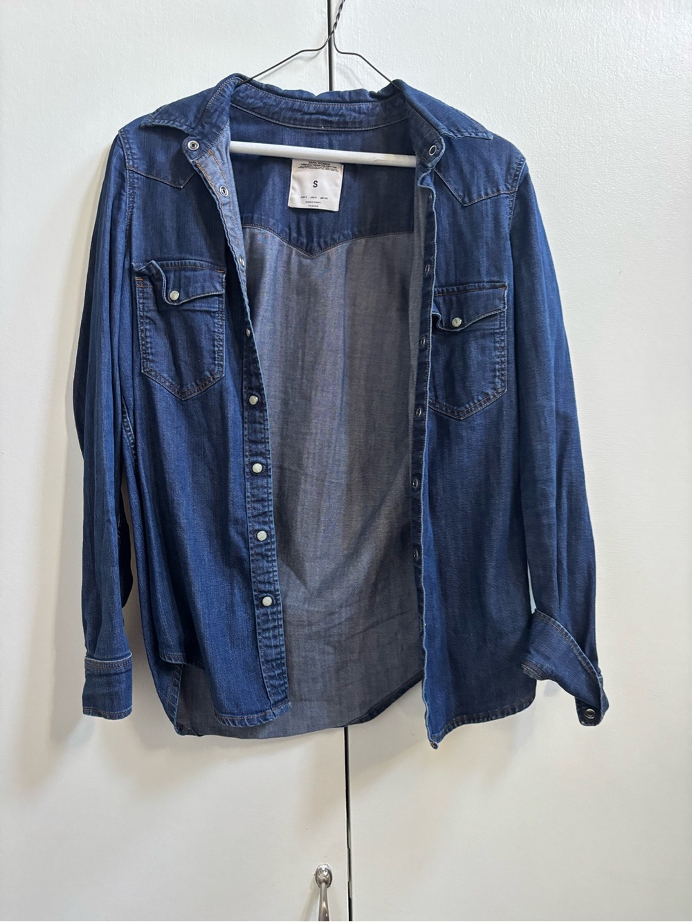 Zara Blue Denim Shirt